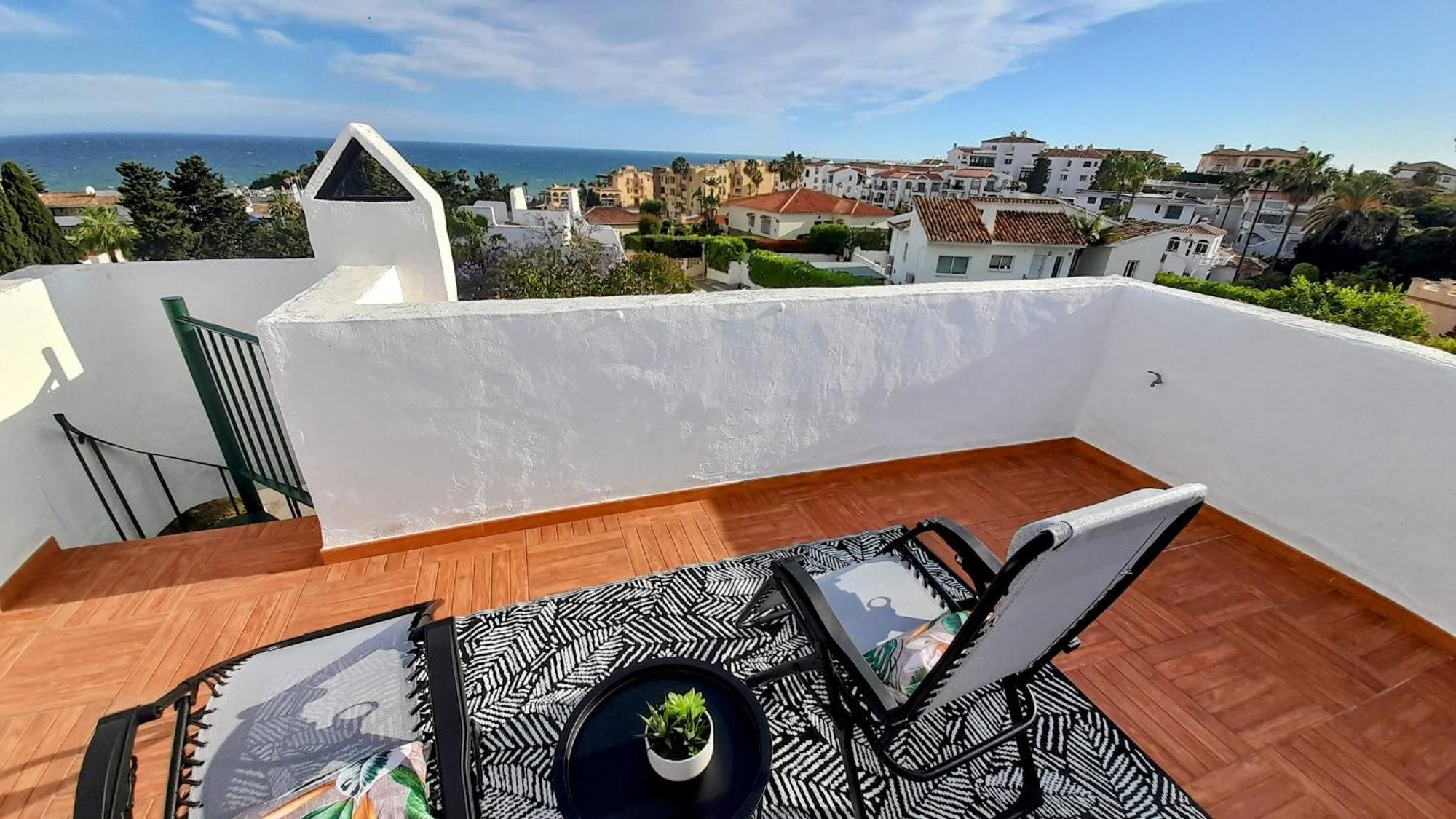 Penthouse Con Vistas Al Mar Apartment Mijas Exterior photo